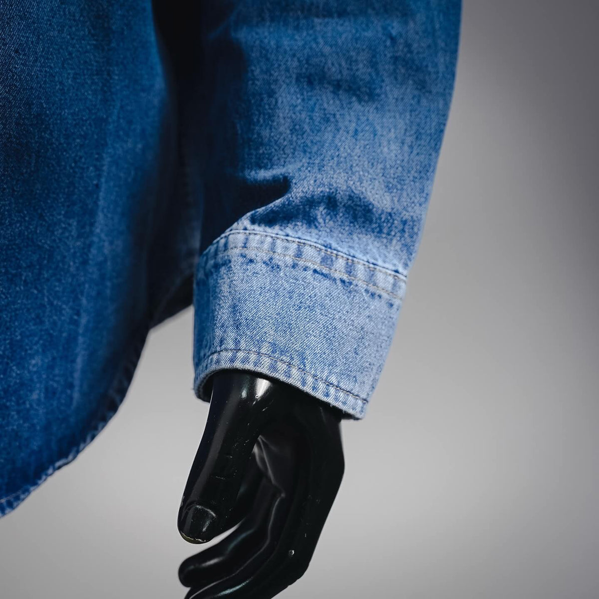 Pocket Label Denim Shirt Jacket
