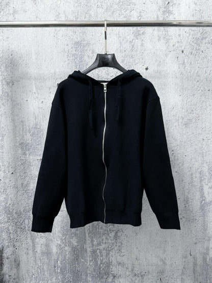 Embossed 3D Zip‑Up Jacket