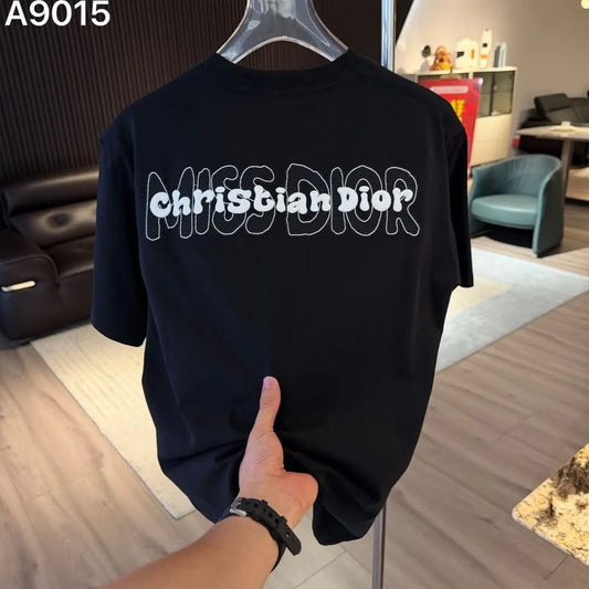 Overlapping Letter Embroidered T‑Shirt