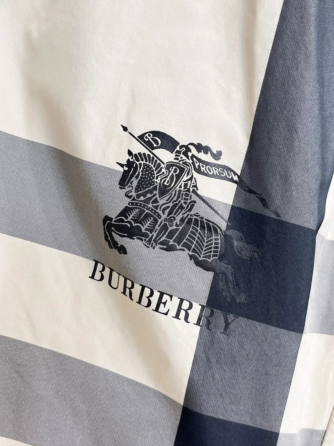 Classic Plaid Logo Printed Shorts