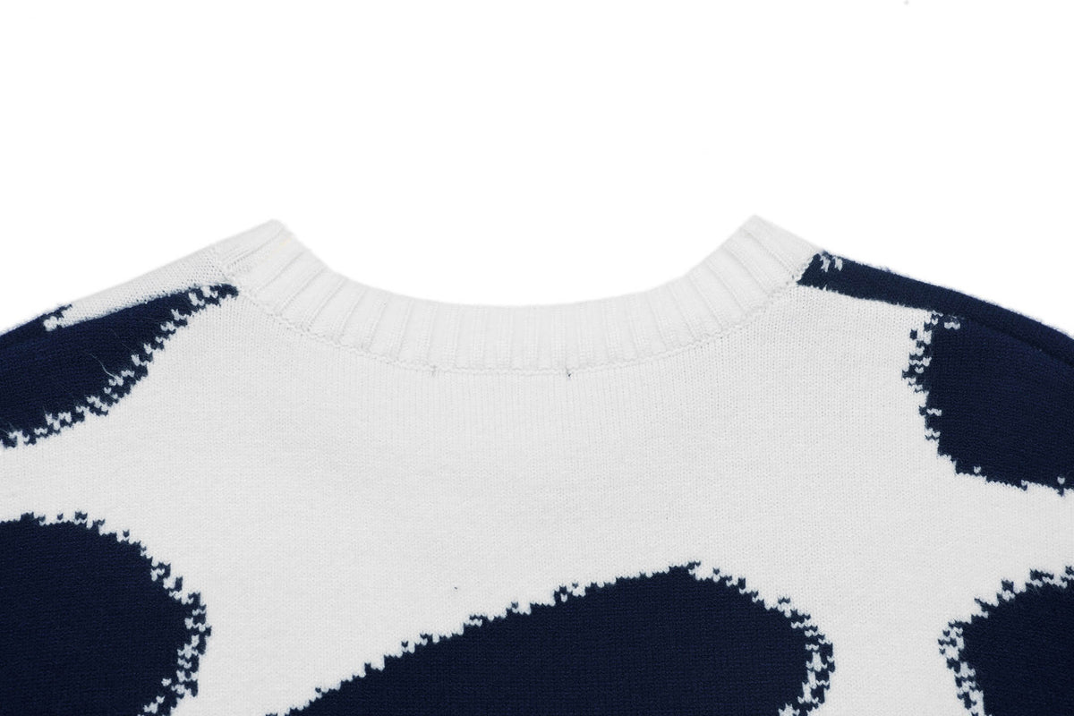 Cow Print Design Sweatshirt