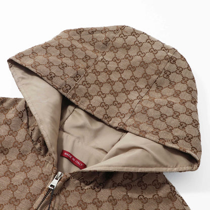 Classic Brown All-Over Print Jacket