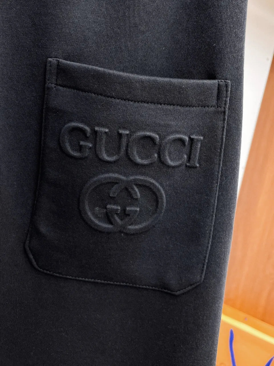 Side Embossed Logo Drawstring‑Hem Pants