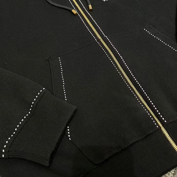 Signature Monogram Zip-Up Hoodie