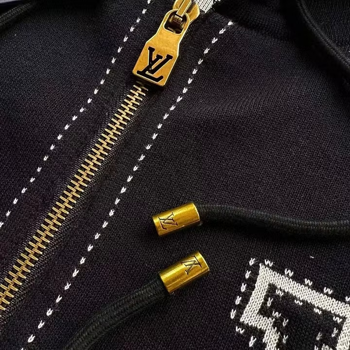 Signature Monogram Zip-Up Hoodie
