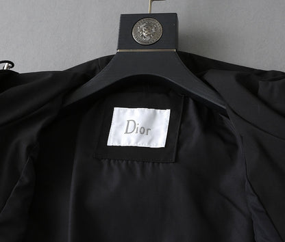 Monogram Spliced Hooded Jacket