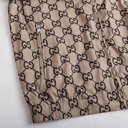 Double G All-Over Print Hooded Jacket