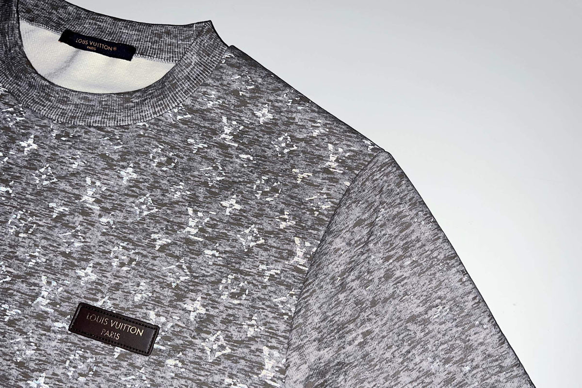 Grey All-Over Print Sweatshirt
