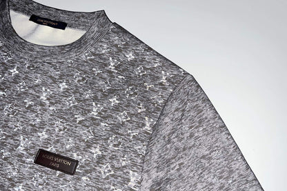 Grey All-Over Print Sweatshirt