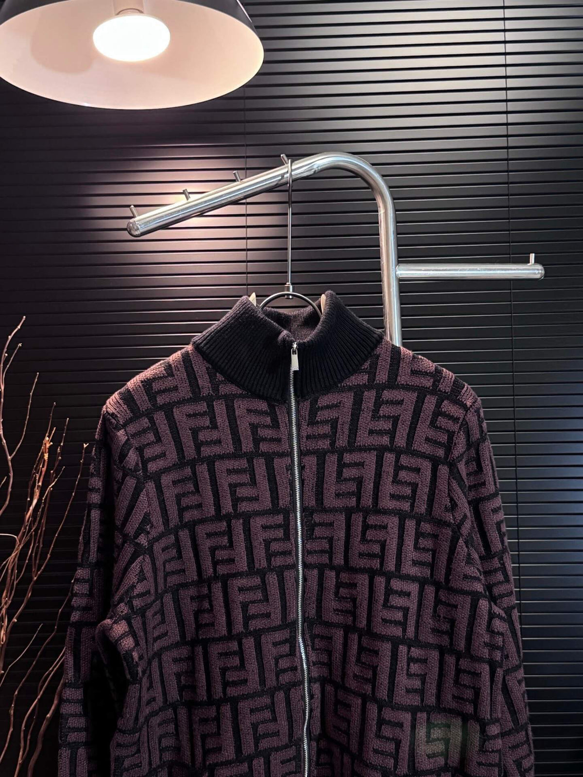 Knit Zip-Up Jacket