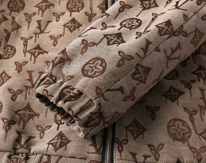 Graffiti Pattern Full Print Jacket