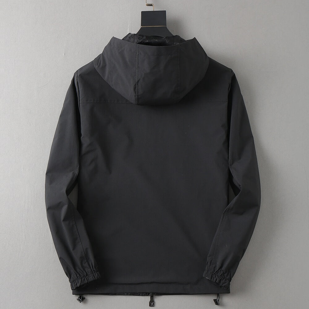 Monogram Lined Reversible Hooded Jacket