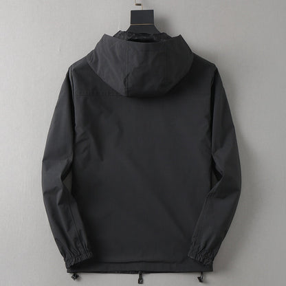 Monogram Lined Reversible Hooded Jacket