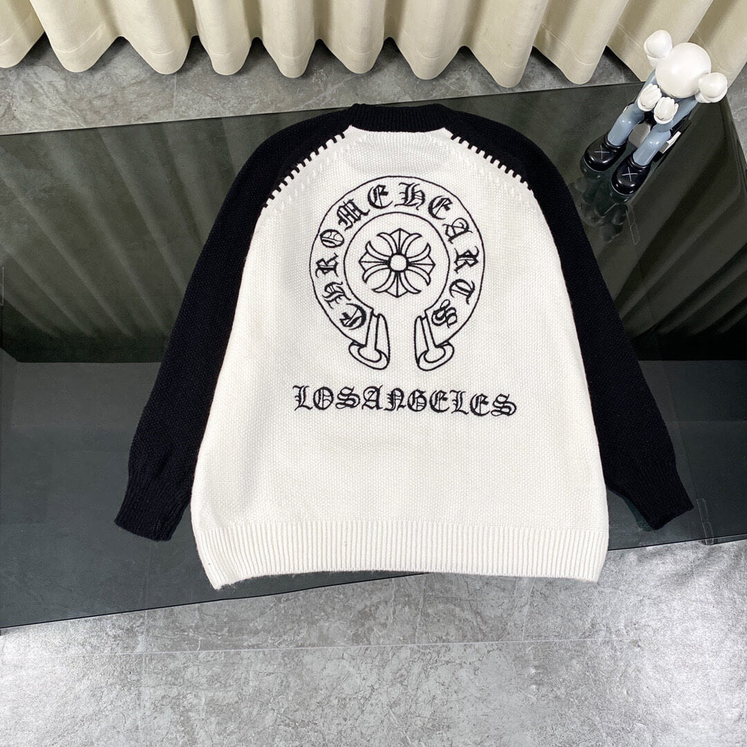 Sanskrit Cross Embroidered Sweatshirt
