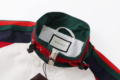 Color Block Spliced Jacket