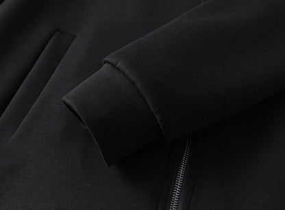 Hybrid Panel Casual Hooded Jacket