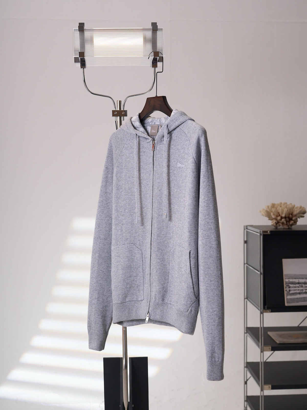 Embroidered Jacquard Sweat Jacket