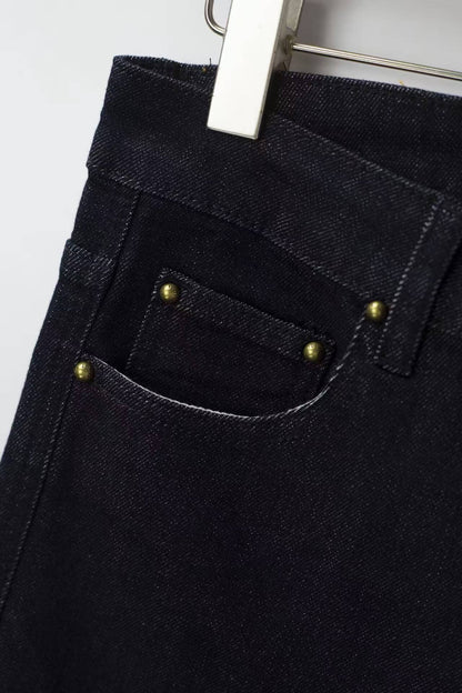 Pocket All‑Over Print Jeans