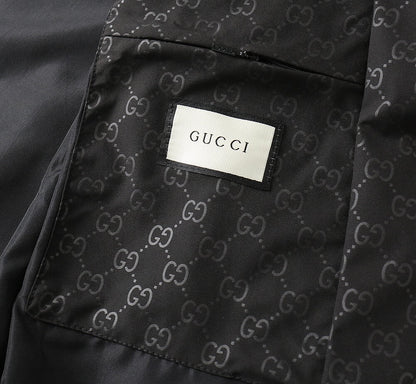 Dark Pattern Casual Hooded Jacket