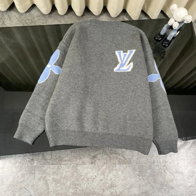 Louis Vuitton.Classic Jacquard Knit Wool Sweater