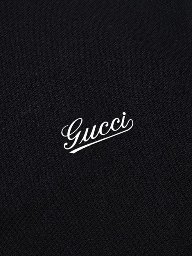 Classic Letter Print Polo Shirt