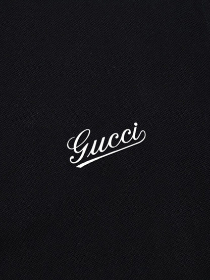 Classic Letter Print Polo Shirt