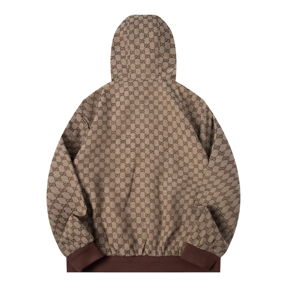 Classic Brown All-Over Print Jacket