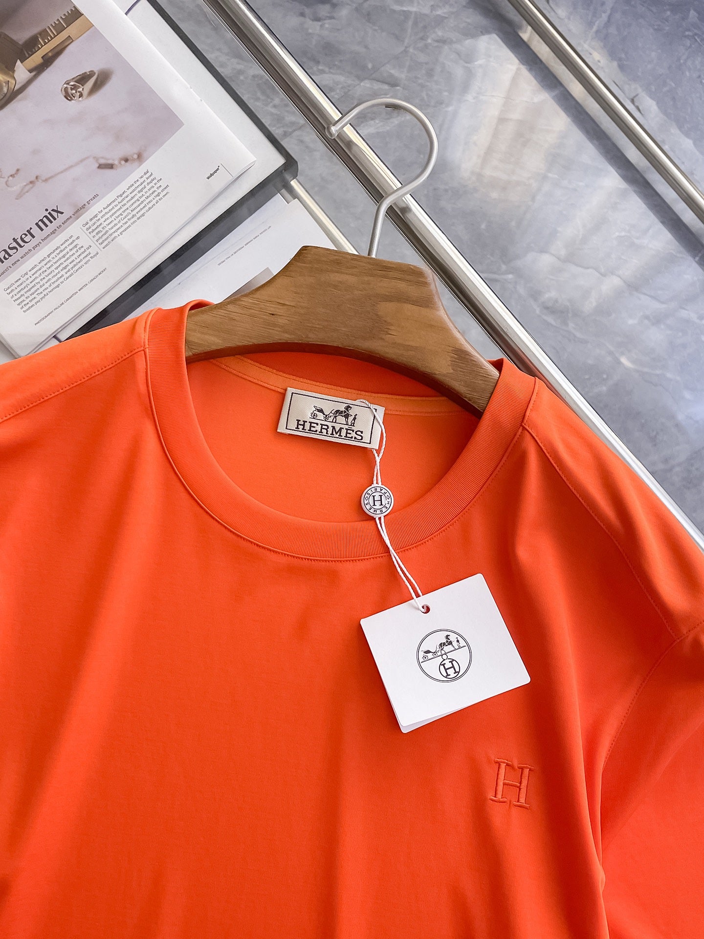 Hermès Embroidered T‑shirt