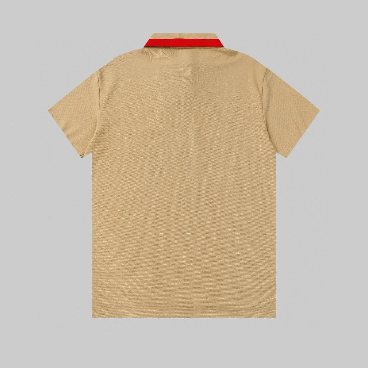 Striped Letter Polo Shirt