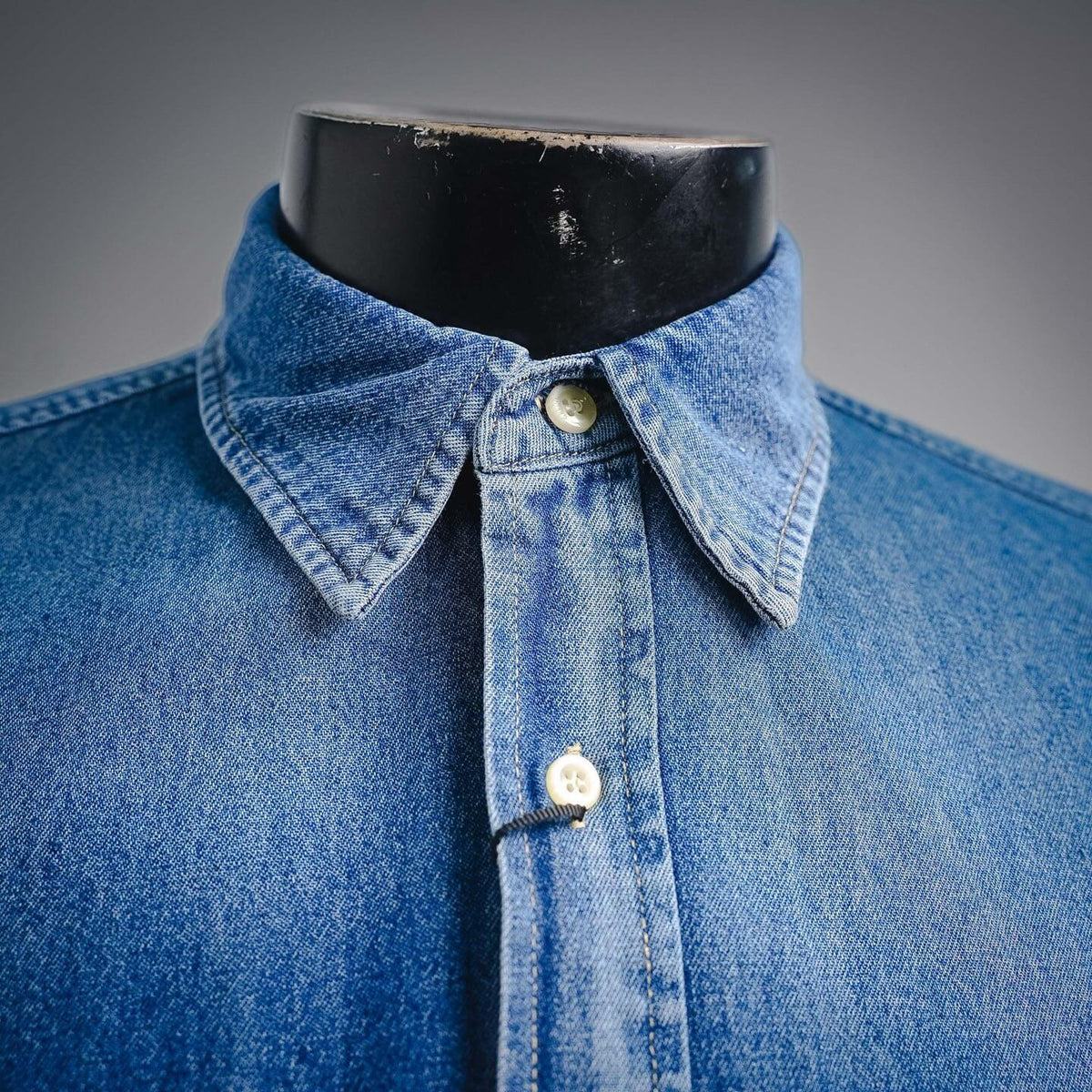 Pocket Label Denim Shirt Jacket
