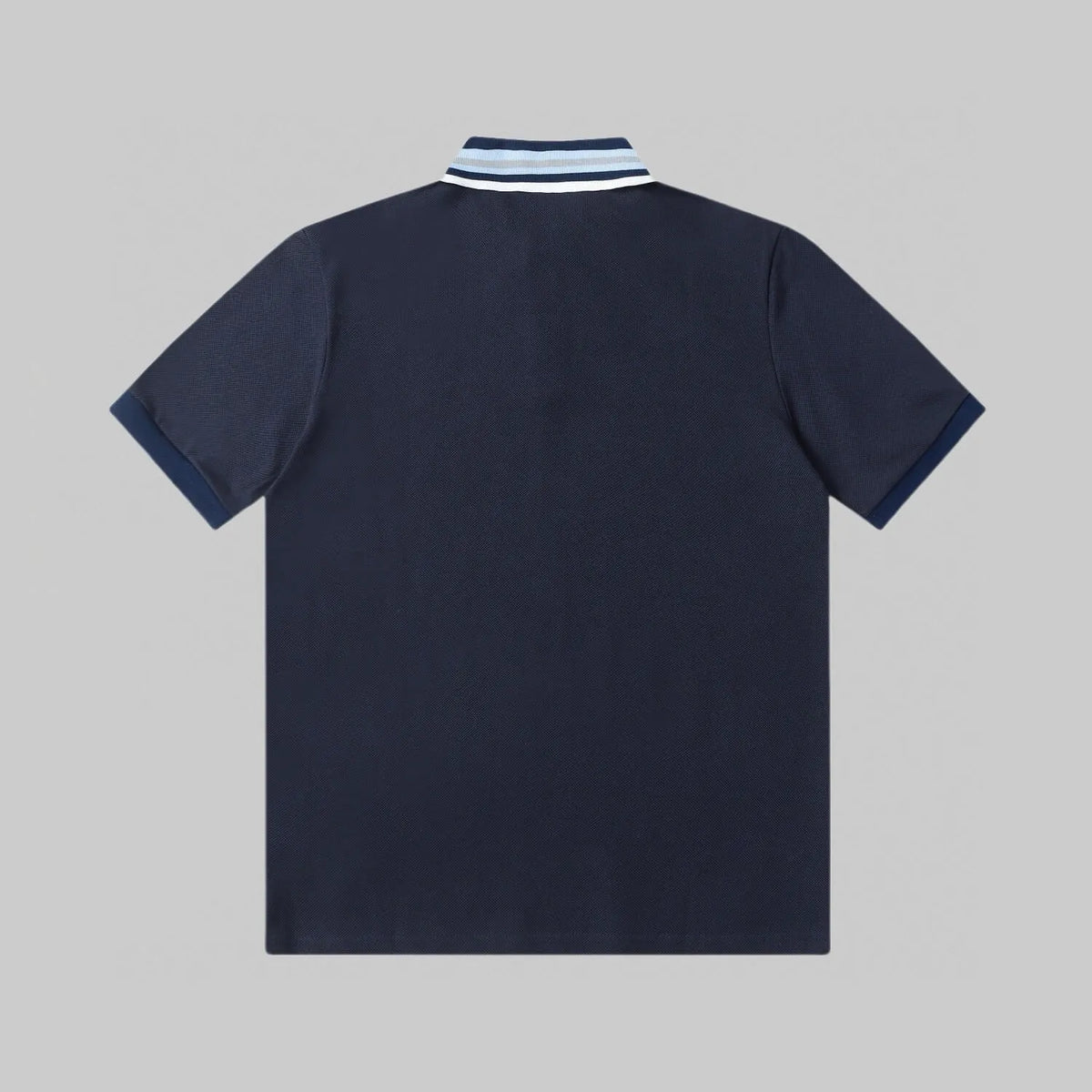 Letter‑Embroidered Polo Shirt