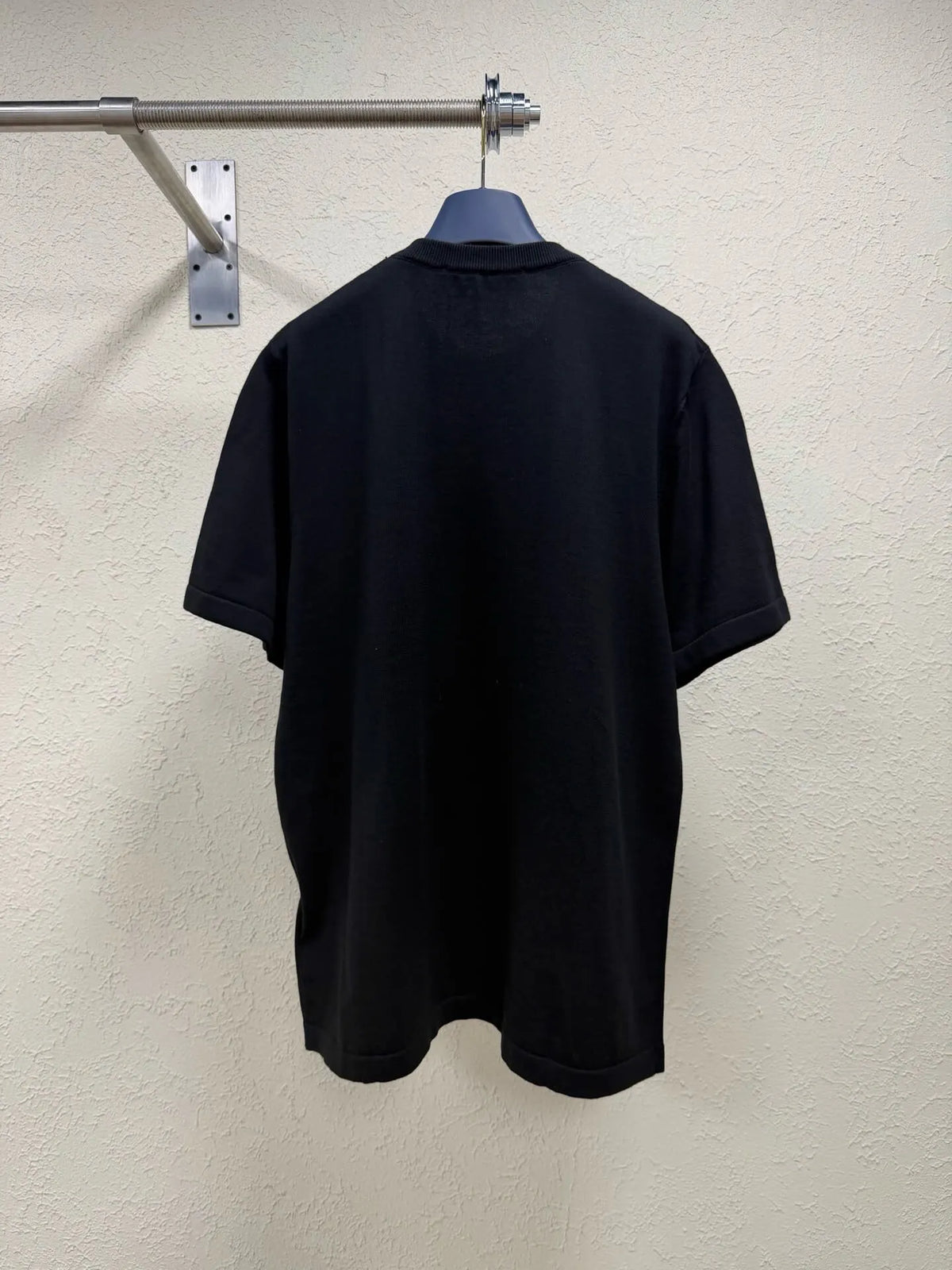 Checkerboard Knit T-shirt