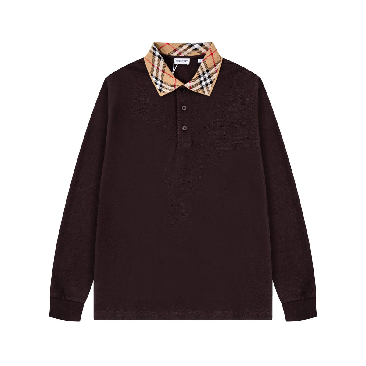 Striped Collar Sweatshirt