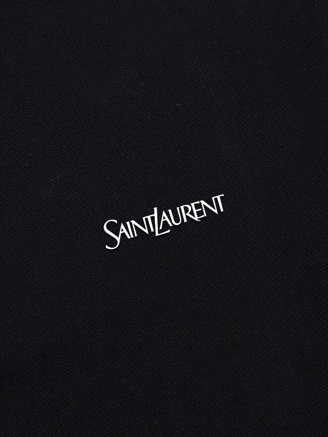 Chest Letter Print Polo Shirt