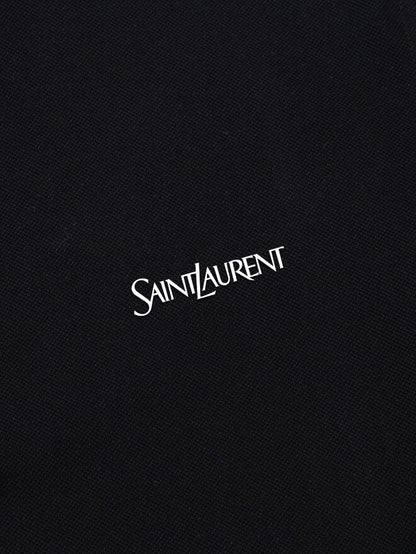 Chest Letter Print Polo Shirt