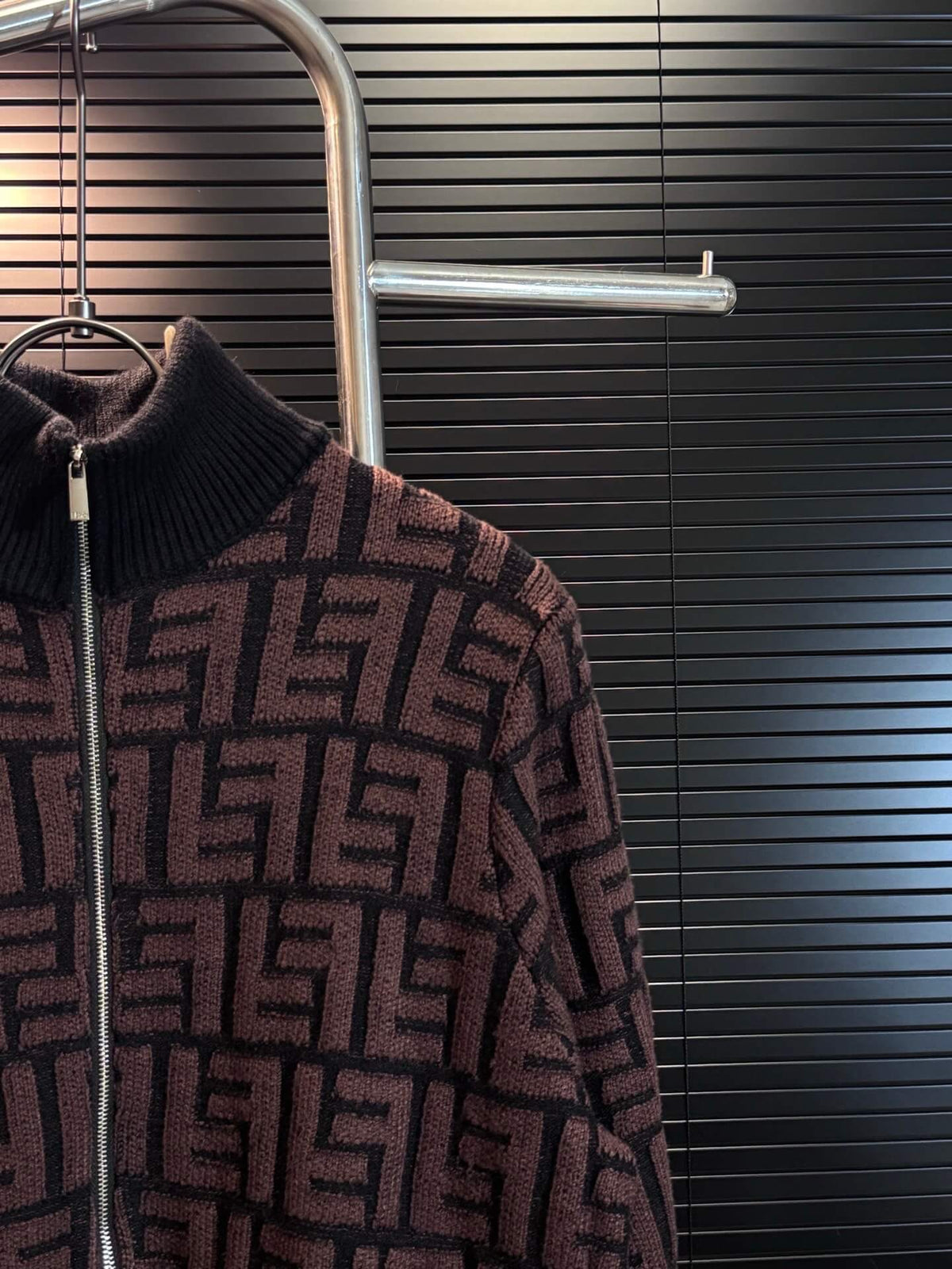 Knit Zip-Up Jacket