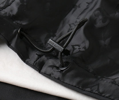 Monogram Lined Reversible Hooded Jacket
