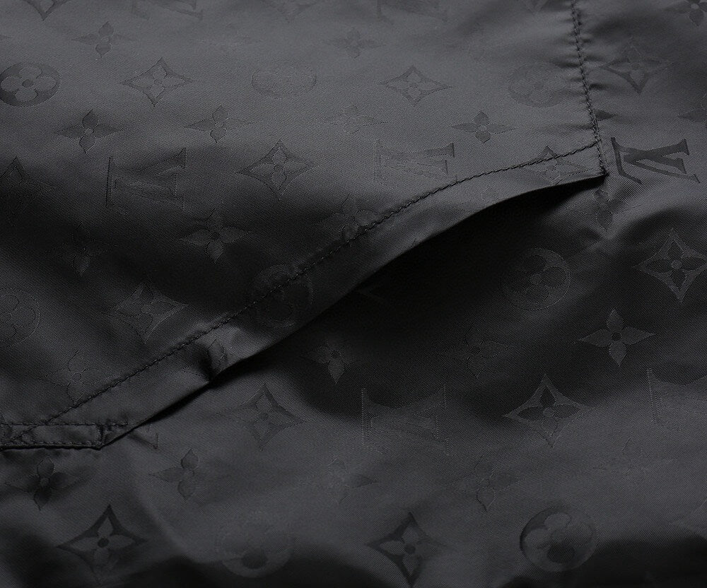 Monogram Lined Reversible Hooded Jacket