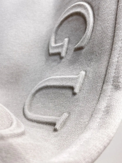 Side Embossed Logo Drawstring‑Hem Pants