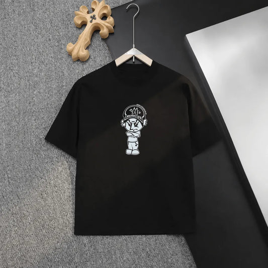 Street Cartoon Character Print T‑Shirt