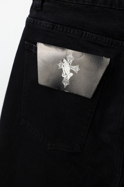 Heavy‑Wash Denim Jeans