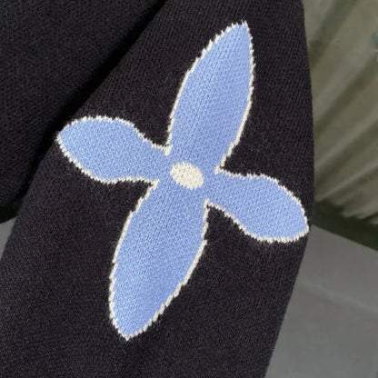 Louis Vuitton.Classic Jacquard Knit Wool Sweater