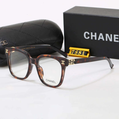 Double C Logo Square Round sunglasses