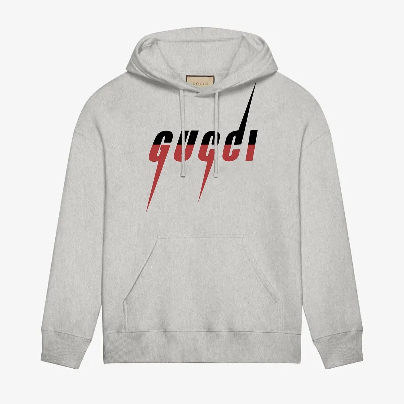 Black Print Hoodie