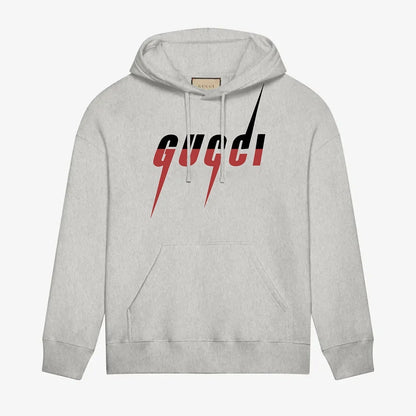 Black Print Hoodie