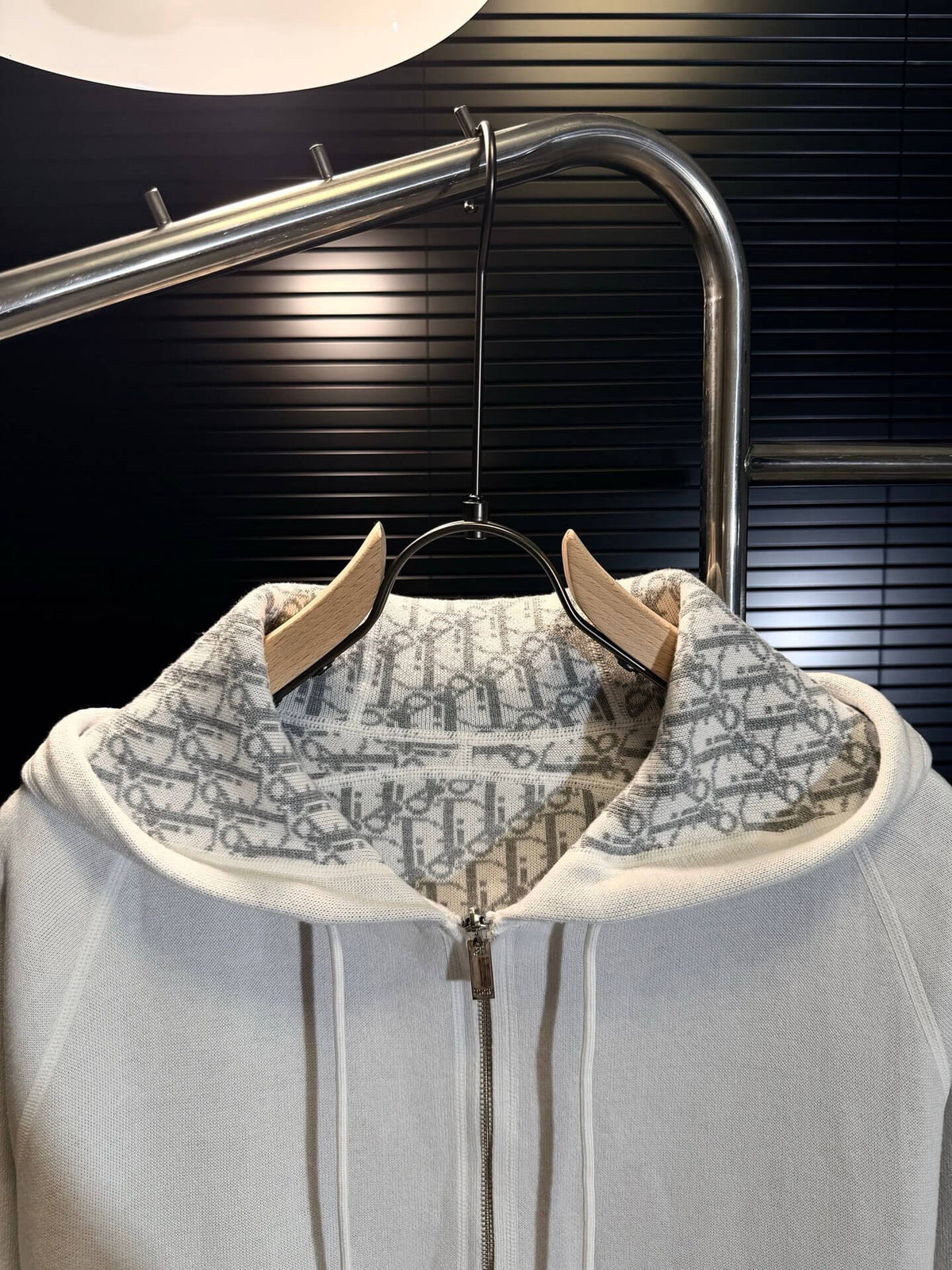 Reversible Vintage Jacquard Cashmere Jacket