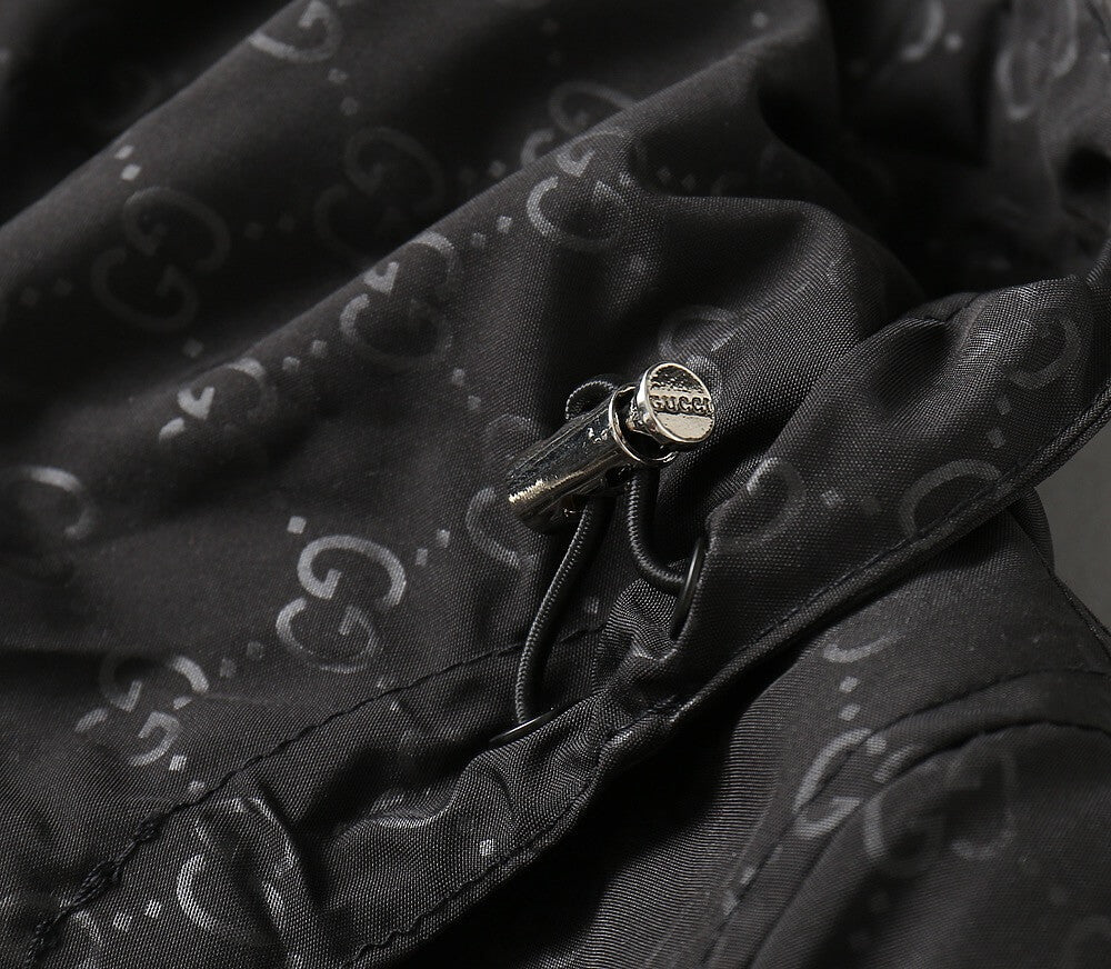 Dark Pattern Casual Hooded Jacket