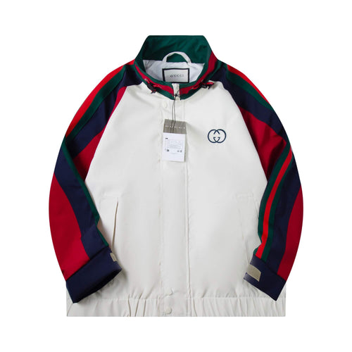 Color Block Spliced Jacket