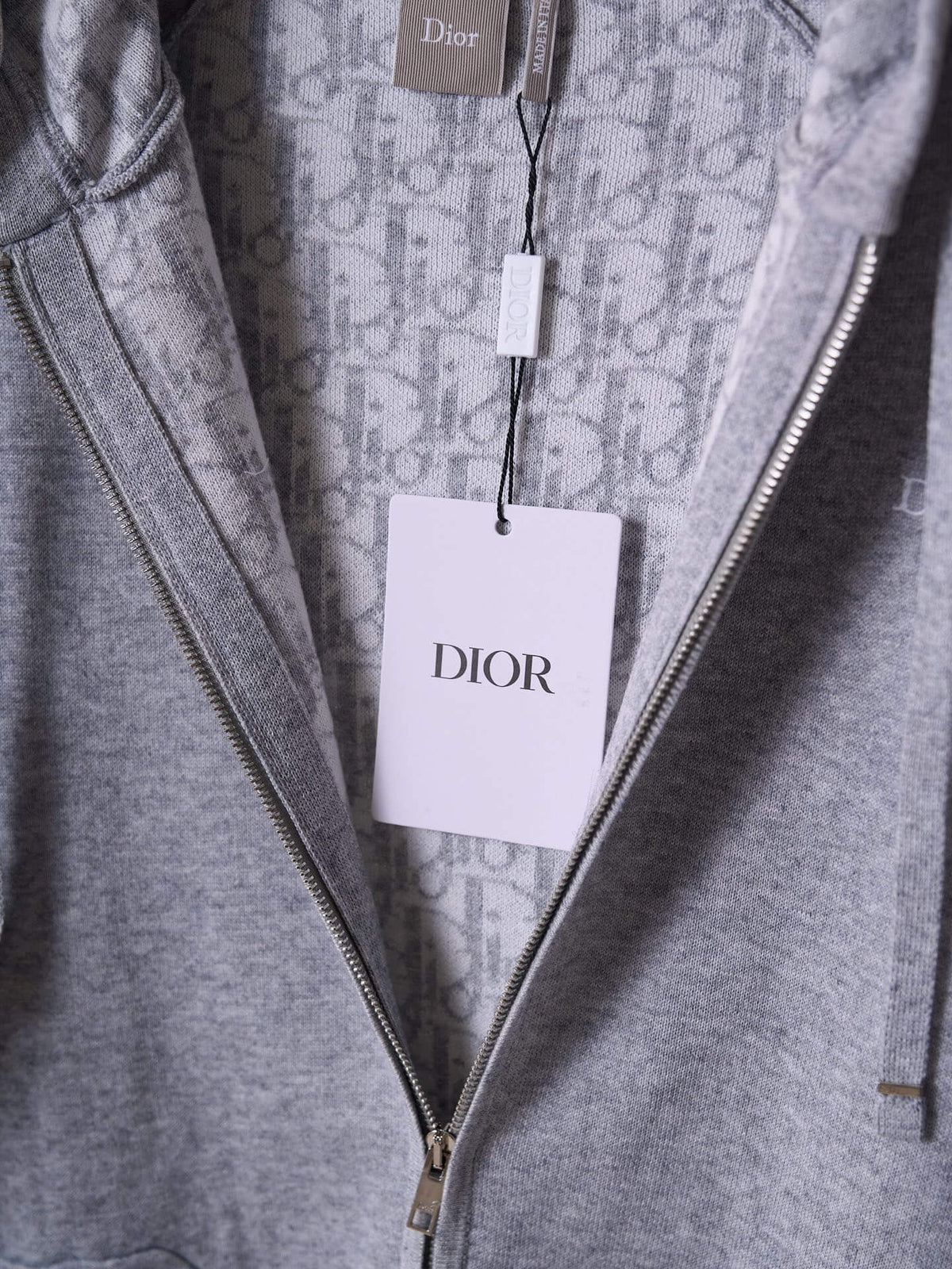 Embroidered Jacquard Sweat Jacket
