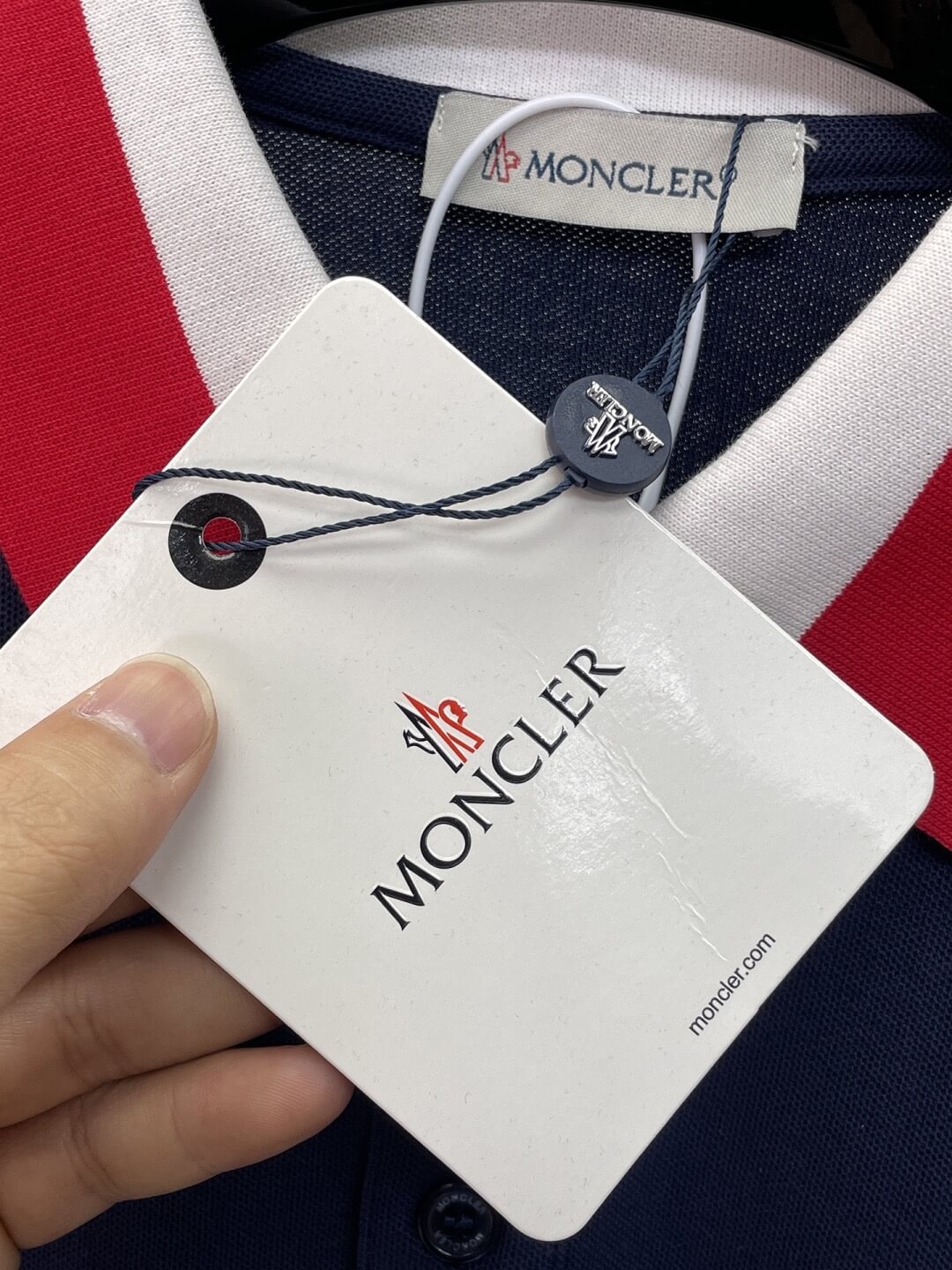Collar Letter‑Design Polo Shirt